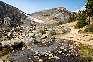 Scenery along the St Marys Glacier Trail in Colorado