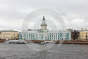 Scenery and architecture of last decade of St. Petersburg, Russia