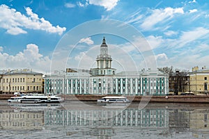 Scenery and architecture of last decade of St. Petersburg, Russia