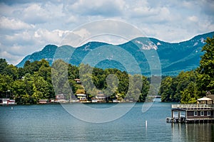 Scenery around lake lure north carolina