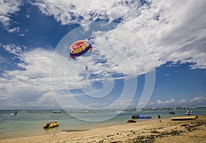 The scenery of Bali island , Indonesia