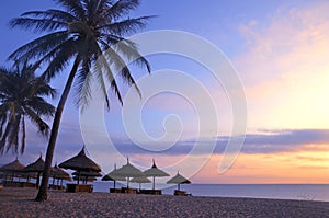 Scenery on beach