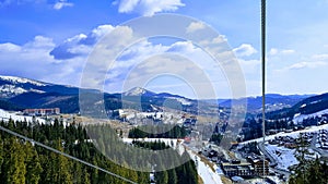 Scenery of Bukovel, Carpathians, Ukraine