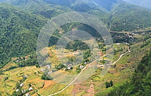 Sapa landscape in Lao Cai Vetnam