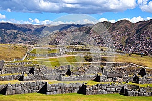 Scenery in Sacsayhuaman in Cusco