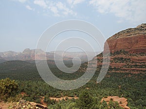 Scenery from Devil\'s Bridge hike in Sedona Arizona