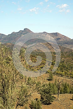 Scenery on drive to Brachina Gorge, SA, Australia