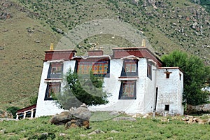 Scenery of a famous lamasery