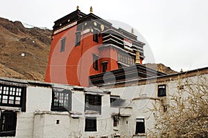 Scenery of a famous lamasery in Tibet