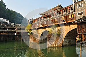 The scenery of Fenghuang in Hunan,China