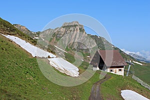Scenery on the Flumserberg