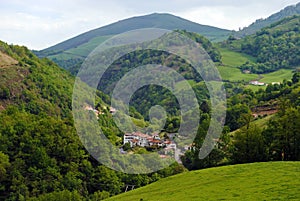 Scenery from the French Basque Country