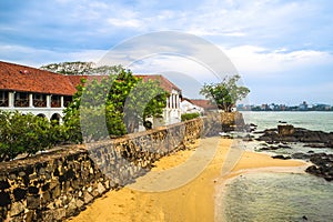 Scenery of galle fort in Sri Lanka