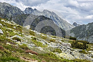 Scenery of High Tatras mountains, Slovakia