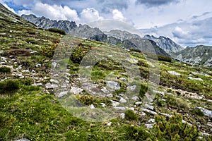 Scenery of High Tatras mountains, Slovakia