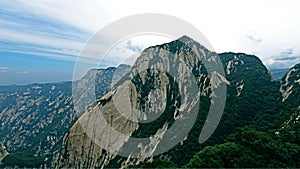 Scenery of Huashan Mountain in Xiyue