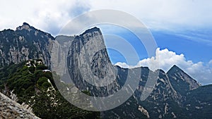 Scenery of Huashan Mountain in Xiyue