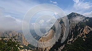 Scenery of Huashan Mountain in Xiyue