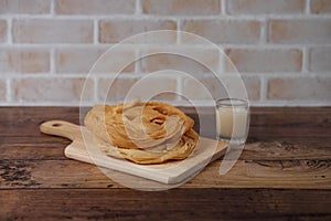 Scenery of Indain food ROTI