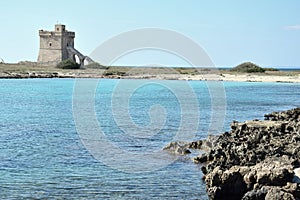 Scenery on the Ionian Coast in Salento, Italy