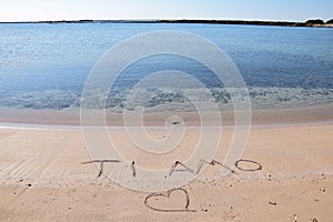 Scenery on the Ionian Coast in Salento, Italy