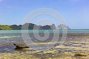 Scenery of the islands and coastal area of the island of Palawan