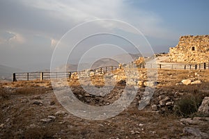 Scenery at Kerak Castle during Sunny Afternoon