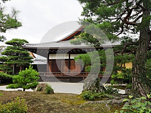 Scenery of the Kingo Temple in Japan