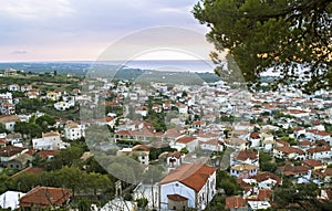Scenery of Kyparissia town Messinia Peloponnese Greece