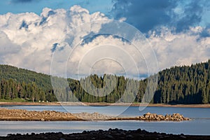 Scenery lake landscape from Shiroka Polyana