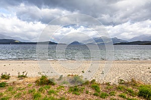 scenery at Lake Te Anau, New Zealand