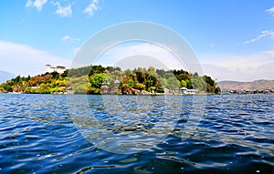 The scenery of Lakeside of Erhai Lake