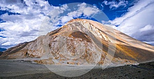 Scenery In leh Ladakh India, road and mountain during sunny day.