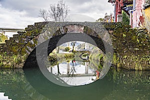 Scenery of Likeng Scenic Area, Wuyuan, Jiangxi province