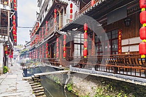 Scenery of Likeng Scenic Area, Wuyuan, Jiangxi province