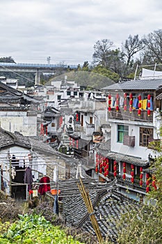 Scenery of Likeng Scenic Area, Wuyuan, Jiangxi province