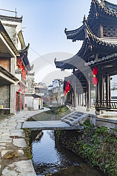 Scenery of Likeng Scenic Area, Wuyuan, Jiangxi province