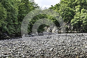 Scenery of linn of tummel from the trail