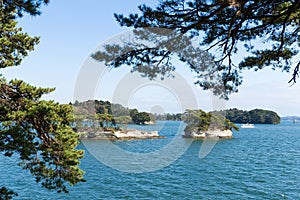 Scenery of the Matsushima bay