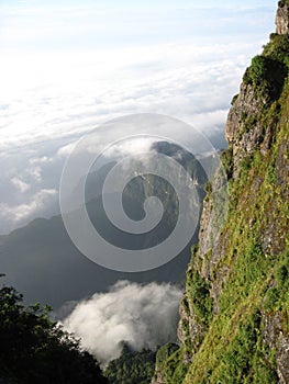 Scenery of Mount Emei in China