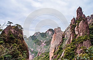 Scenery of Mount Sanqing in China