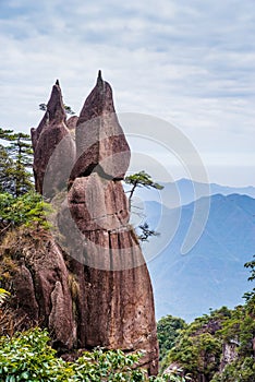 Scenery of Mount Sanqing in China