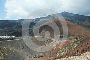 Scenery from Mt Etna