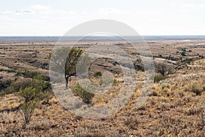 Scenery at the Mundi Mundi lookout near Silverton