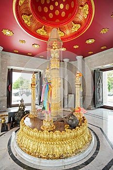 The Scenery of  Nakon Si Thammarat City Pillar Shrine, Nakhon Si Thammarat, Thailand