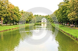 The scenery at the Nymphenburg palace