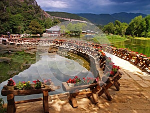 A scenery park in Lijiang China #6 photo