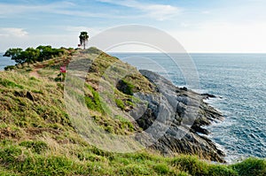 Scenery of Phromthep Cape at Phuket Province, Thailand.