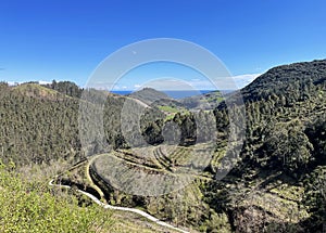 Scenery on the pilgrimage route Camino del Norte