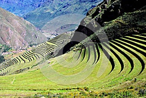 Scenery in Pisac in the Urubamba Valley, Peru
